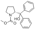 Methyl (2R)-(+)-2-(hydroxydiphenylmethyl)-1-pyrrolidinecarboxylate Structure,352535-69-4Structure