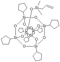 PSS-Allyldimethylsilyoxy-Heptacyclopentyl substituted Structure,352538-78-4Structure