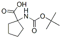 1-N-Boc-Aminocyclopentanecarboxylic acid Structure,35264-09-6Structure