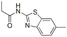 Propanamide,n-(6-methyl-2-benzothiazolyl)-(9ci) Structure,352687-09-3Structure