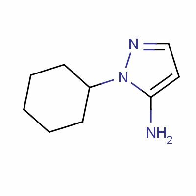 1-Cyclohexyl-1h-pyrazol-5-amine Structure,3528-50-5Structure