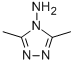 4-Amino-3,5-dimethyl-1,2,4-triazole Structure,3530-15-2Structure