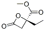 2-Oxetanecarboxylicacid,2-ethyl-4-oxo-,methylester,(2s)-(9ci) Structure,353302-32-6Structure