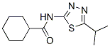 Cyclohexanecarboxamide,n-[5-(1-methylethyl)-1,3,4-thiadiazol-2-yl ]-(9ci) Structure,353467-82-0Structure