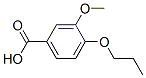 3-Methoxy-4-propoxy-benzoic acid Structure,3535-32-8Structure