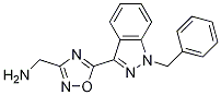 5-[1-(Phenylmethyl)-1h-indazol-3-yl]-1,2,4-oxadiazole-3-methanamine Structure,353504-54-8Structure