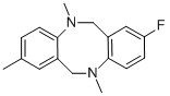 2-Fluoro-5,8,11-trimethyl-5,6,11,12-tetrahydro-dibenzo[b,f][1,5]diazocine Structure,354133-23-6Structure