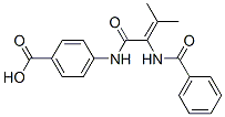 Benzoic acid,4-[[2-(benzoylamino)-3-methyl-1-oxo-2-butenyl ]amino]-(9ci) Structure,354550-19-9Structure