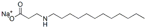 Sodium n-dodecyl-beta-alaninate Structure,3546-96-1Structure