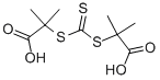 2,2’-[(Thioxomethylene)disulfanyl ]bis(2-methylpropanoic acid) Structure,355120-40-0Structure