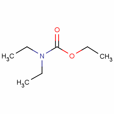 Carbamic acid,n,n-diethyl-, ethyl ester Structure,3553-80-8Structure