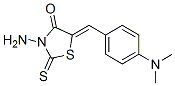 3-Amino-5-[1-(4-dimethylamino-phenyl)-meth-(z)-ylidene]-2-thioxo-thiazolidin-4-one Structure,35533-27-8Structure