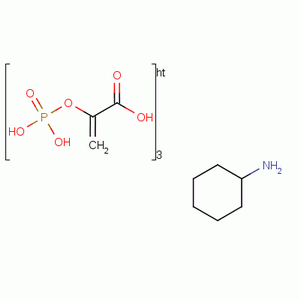 Phosphoenolpyruvate tris(cyclohexylammonium) salt Structure,35556-70-8Structure