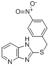 1H-imidazo[4,5-b]pyridine,2-[[(4-nitrophenyl)methyl ]thio]- Structure,355825-12-6Structure