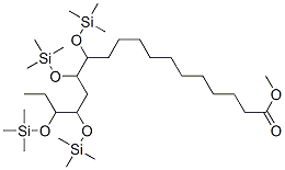 12,13,15,16-Tetrakis[(trimethylsilyl)oxy]octadecanoic acid methyl ester Structure,35605-50-6Structure