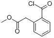 Benzeneacetic acid,2-(chlorocarbonyl)-,methyl ester (9ci) Structure,356558-47-9Structure