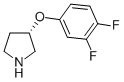 S-3-(3,4-difluorophenoxy)-pyrrolidine Structure,356558-52-6Structure