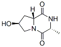 Pyrrolo[1,2-a]pyrazine-1,4-dione, hexahydro-7-hydroxy-3-methyl-, (3r,7s,8ar)- (9ci) Structure,356787-21-8Structure