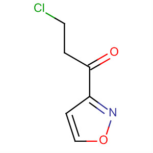 1-Propanone,3-chloro-1-(3-isoxazolyl)-(9ci) Structure,357405-87-9Structure