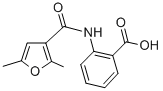 2-[(2,5-Dimethylfuran-3-carbonyl)amino]benzoic acid Structure,357420-38-3Structure