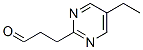 2-Pyrimidinepropanal ,5-ethyl-(9ci) Structure,357654-97-8Structure