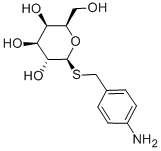 1-(4-Aminobenzylthio)-beta-d-galactopyranose Structure,35785-20-7Structure