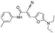 2-Propenamide,2-cyano-3-[5-(diethylamino)-2-furanyl ]-n-(3-methylphenyl)- Structure,357984-71-5Structure