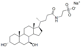 Tauroursodeoxycholicacidsodiumsalt Structure,35807-85-3Structure