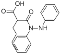 Butylpropanedioic acid mono(1,2-diphenylhydrazide);bumadizone Structure,3583-64-0Structure