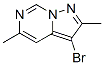 3-Bromo-2,5-dimethyl-pyrazolo[1,5-c]pyrimidine Structure,35833-97-7Structure