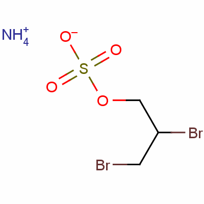 Ammonium 2,3-dibromopropyl sulphate Structure,35839-50-0Structure