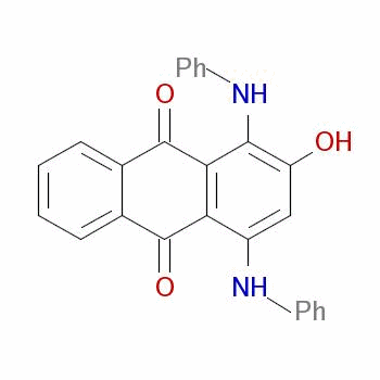 2-Hydroxy-1,4-bis(phenylamino)anthraquinone Structure,35844-74-7Structure