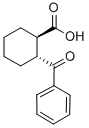 Trans-2-Benzoyl-1-cyclohexanecarboxylic acid Structure,3586-84-3Structure