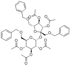 1,6,6’-Tri-o-tritylsucrose pentaacetate Structure,35867-26-6Structure