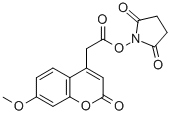 7-Methoxycoumarin-4-acetic acid n-succinimidyl ester Structure,359436-89-8Structure