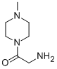 2-Amino-1-(4-methylpiperazin-1-yl)ethanone Structure,359821-43-5Structure