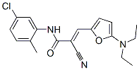 2-Propenamide, n-(5-chloro-2-methylphenyl)-2-cyano-3-[5-(diethylamino)-2-furanyl]- Structure,36-64-6Structure