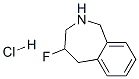 4-Fluoro-2,3,4,5-tetrahydro-1H-2-benzazepine hcl Structure,360054-82-6Structure