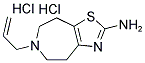 4H-Thiazolo[4,5-d]azepin-2-amine, 5,6,7,8-tetrahydro-6-(2-propenyl)-, dihydrochloride Structure,36085-73-1Structure