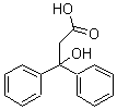 3-Hydroxy-3,3-diphenyl-propanoic acid Structure,3609-48-1Structure