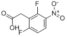 2-(2,6-Difluoro-3-nitrophenyl)acetic acid Structure,361336-78-9Structure