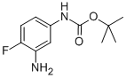 (3-Amino-4-fluoro-phenyl)-carbamic acid tert-butyl ester Structure,361548-95-0Structure