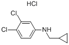 Cyclopropylmethyl-(3,4-dichloro-phenyl)-aminehydrochloride Structure,36178-61-7Structure