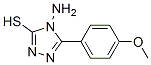 4-Amino-5-(4-methoxy-phenyl)-4H-[1,2,4]triazole-3-thiol Structure,36209-49-1Structure