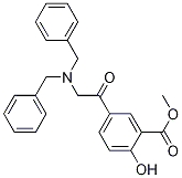 Methyl 5-(2-(dibenzylamino)acetyl)-2-hydroxybenzoate Structure,36270-04-9Structure