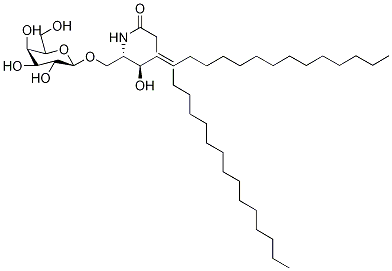 N-[(4e)-1-(hexopyranosyloxy)-3-hydroxy-4-octadecen-2-yl]octadecanamide Structure,36271-49-5Structure