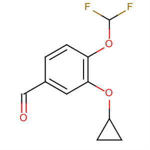 3-Cyclopropoxy-4-difluoromethoxy-benzaldehyde Structure,362718-98-7Structure