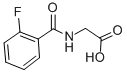 (2-Fluoro-benzoylamino)-acetic acid Structure,363-34-8Structure