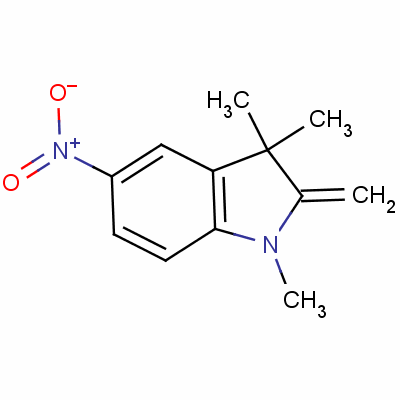 1,3,3-Trimethyl-2-methylene-5-nitroindoline Structure,36429-14-8Structure