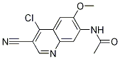 N-(4-chloro-3-cyano-6-methoxy-7-quinolinyl)-acetamide Structure,364371-80-2Structure